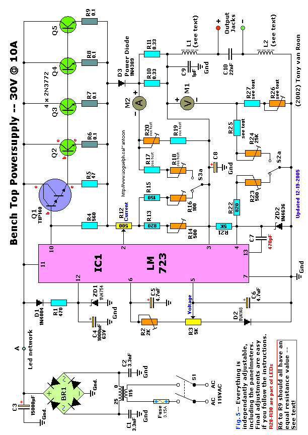 Variable Powersupply diagram
